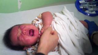 Newborn baby 2 month vaccination [upl. by Lynna]