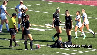 Unfortunate Soccer Injuries  Rebels SC vs Strikers FC U19 ECNL [upl. by Nylek]