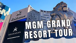 MGM GRAND FULL TOUR Las Vegas Hotel amp Casino Walkthrough [upl. by Rol]