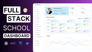 Nextjs FullStack School Management App Full Tutorial  Role Based School Dashboard Project [upl. by Noneek43]