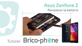 Tutoriel Asus Zenfone 2  remplacer la batterie HD [upl. by Akirahc]