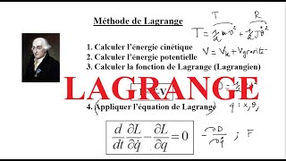 Formalisme de Lagrange [upl. by Mundford]