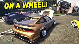 Drifting in GTA 5 on a Steering Wheel [upl. by Idell271]