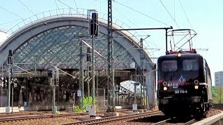 Erfurter Bahn Service BR 140 im Doppel durch Dresden Hbf [upl. by Aicinod268]