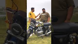 CONTINENTAL GT650 PART31 royalenfield gt650 review shorts youtubeshorts ytshorts viral [upl. by Huckaby]