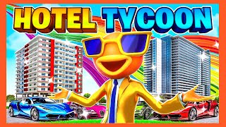 Fortnite HOTEL TYCOON Monkey Boss Fight CODE Reaching the Top Level 6 Bugged Rebirth [upl. by Tolmann]