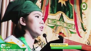 FEU 89th Commencement Exercises Valedictory Address Janelle Mae Frayna [upl. by Agnella]