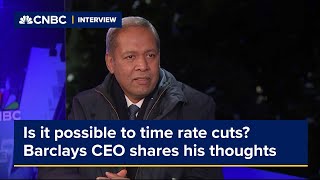 Is it possible to time rate cuts Barclays CEO shares his thoughts [upl. by Znieh486]