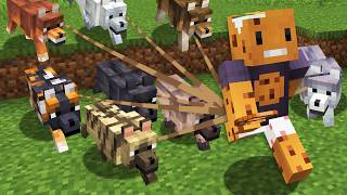 I Collected EVERY NEW WOLF in Minecraft Hardcore [upl. by Liesa837]