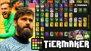 TIERLIST MEJORES PORTEROS EN FC MOBILE 24  CUALES CARTAS VALEN LA PENA 🤔 [upl. by Saturday]