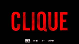 Kanye West Ft Big Sean amp JayZ  Clique Instrumental [upl. by Alya521]