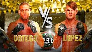 UFC 306 Ortega vs Lopez ufc306 ufc5 [upl. by Mahda59]