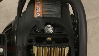 Craftsman Chainsaw Wont Start Spark Plug Replacement 848 [upl. by Adine]