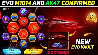 Next Evo Vault Event Draco Ak47 amp Scorpio M1014 Confirmed 😍  Next Evo Vault October  Ff New Event [upl. by Ardelia]