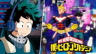 MY HERO ACADEMIA EN FORTNITE DEKU ALL MIGHT KATSUKI OCHAKO  FactyKilian [upl. by Ahsirtal448]