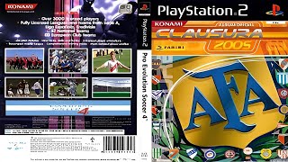 PES 4 LIGA ARGENTINA CLAUSURA 2005 PS3 PKG [upl. by Vento845]