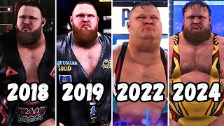 Evolution of Otis Entrance 2018 2024  WWE Games [upl. by Atiker]