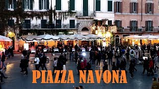 Exploring Piazza Navona at Night  Palazzo De Cupis Suites Hotel Tour  Lightning amp Rain [upl. by Launame]