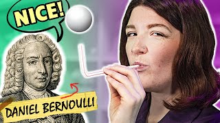 Bernoulli’s Principle explained with fun easy experiment stem [upl. by Nostaw]