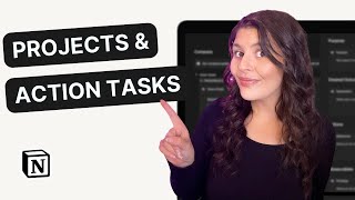 Managing Projects and Action Tasks in Notion   Free Template [upl. by Jaco]