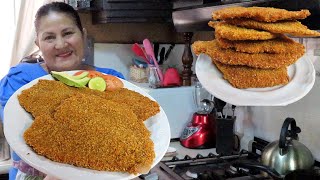 ¡NO BATALLES MAS Encontraste la mejor receta de Milanesa de Res Empanizada [upl. by Casper]