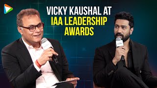 EXCLUSIVE Vicky Kaushal in conversation with Hungama MD Neeraj Roy  IAA Leadership Awards [upl. by Market797]