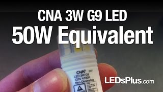 G9 LED for 50 Watt JCD G9 Halogen Light Bulb Replacement [upl. by Adnoluy172]