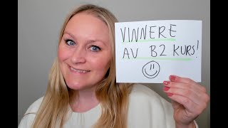 Video 1029 Vinnere av NoTe B2 kurs [upl. by Ynettirb]