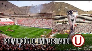 ¡UNIVERSITARIO DE DEPORTES CAMPEÓN LIGA 1 BETSSON 2023PREMIACIÓN Y REACCIÓN EN VIVO EL BALCÓN 127 [upl. by Ateloj488]