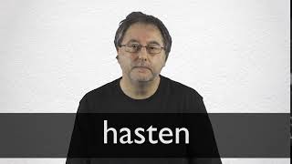 How to pronounce HASTEN in British English [upl. by Ysnat713]