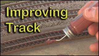 Improving Track at Chadwick Model Railway  31 [upl. by Yellah]