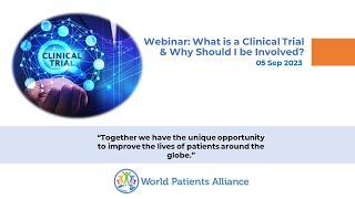 Webinar What is a Clinical Trial and Why Should I be Involved [upl. by Gnuy670]