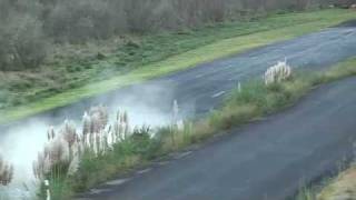 Robert Tynan crashes his Subaru at the NZDRA Nationals 2009 [upl. by Lennad]