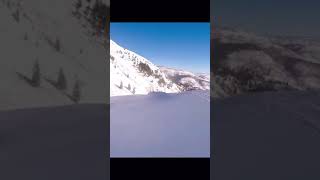 Skiing off 150ft cliff  shot on iphone meme [upl. by Voleta]