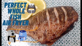 Crispy Juicy Whole Fish  Air Fryer Fish  Air Fryer Recipes [upl. by Nonnah]