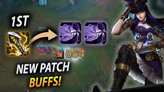 Caitlyn IE First with New ADC BUFFS [upl. by Aryc]