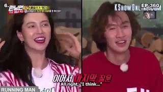 Lee Kwang Soo  Song Ji Hyo trong Running Man [upl. by Odessa]