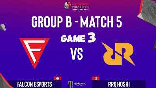 RRQ TUMBANG DI TANGAN FALCON DAN GUGUR  RRQ HOSHI VS FALCON GAME 3 [upl. by Niuqauj]