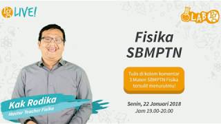 RG Live  SBMPTN Fisika [upl. by Newell]