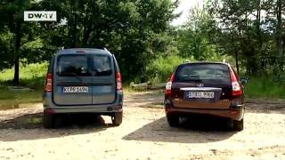 Dacia Logan MCV vs Lada Priora Wagon  Motor mobil [upl. by Airetak]