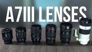 Top 6 Lenses  Sony A7III Objektive für Hochzeiten [upl. by Ramso]