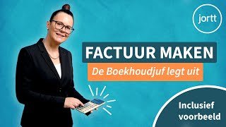 Factuur maken waar op te letten  Cursus boekhouden door de boekhoudjuf [upl. by Danas639]