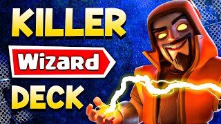 This Wizard Deck COUNTERS Everything in Clash Royale [upl. by Warms737]