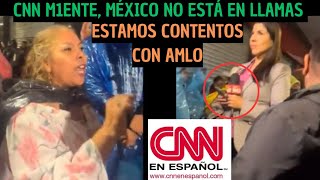 Increpan a reportera de CNN por faltar a la verdad [upl. by Normac537]