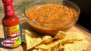 SMOKED SALSA RECIPE  How to make SMOKED SALSA  El Yucateco Hot Sauce [upl. by Lane]