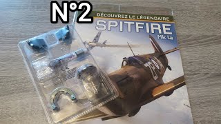 montage numéro 2 du Spitfire MK la de chez hachettecollections6087 [upl. by Adnolat]