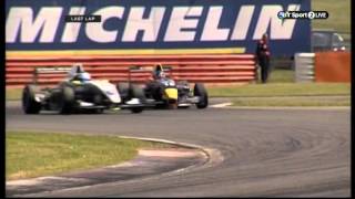 Formula Renault 20 Eurocup 2008  Ricciardo vs Bottas last lap [upl. by Anibor216]