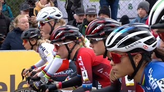 Cyclocross HeusdenZolder Women Elite 50fps 27 Dec 2023 [upl. by Koball]