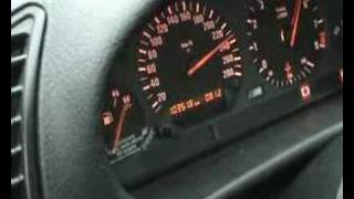 BMW M3 e36 32L test 100200  Vmax accel en 6eme  0240 [upl. by Allerbag387]