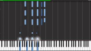 Radiohead  Videotape  Instrumental Piano Cover Synthesia Tutorial [upl. by Talanta]